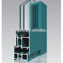Aluminium thermal break profiles for door
